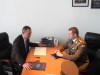 Парламентарни војни повјереник Бошко Шиљеговић разговарао са војним аташеом Румуније, бригадиром Valentinom Voaidesom